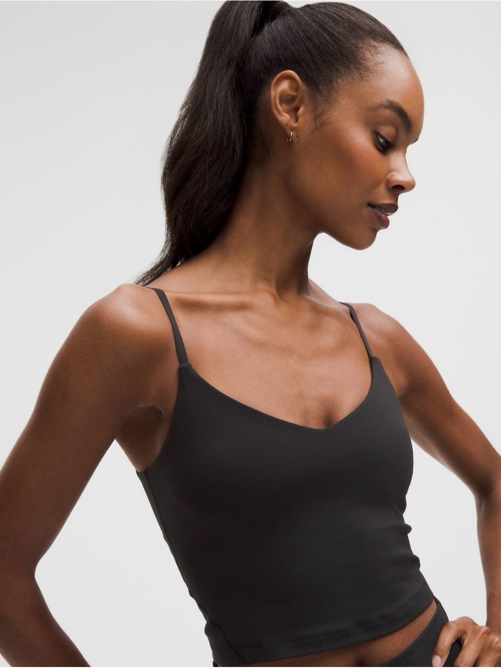 Lululemon Align Cami Crop Tank size 8 in black